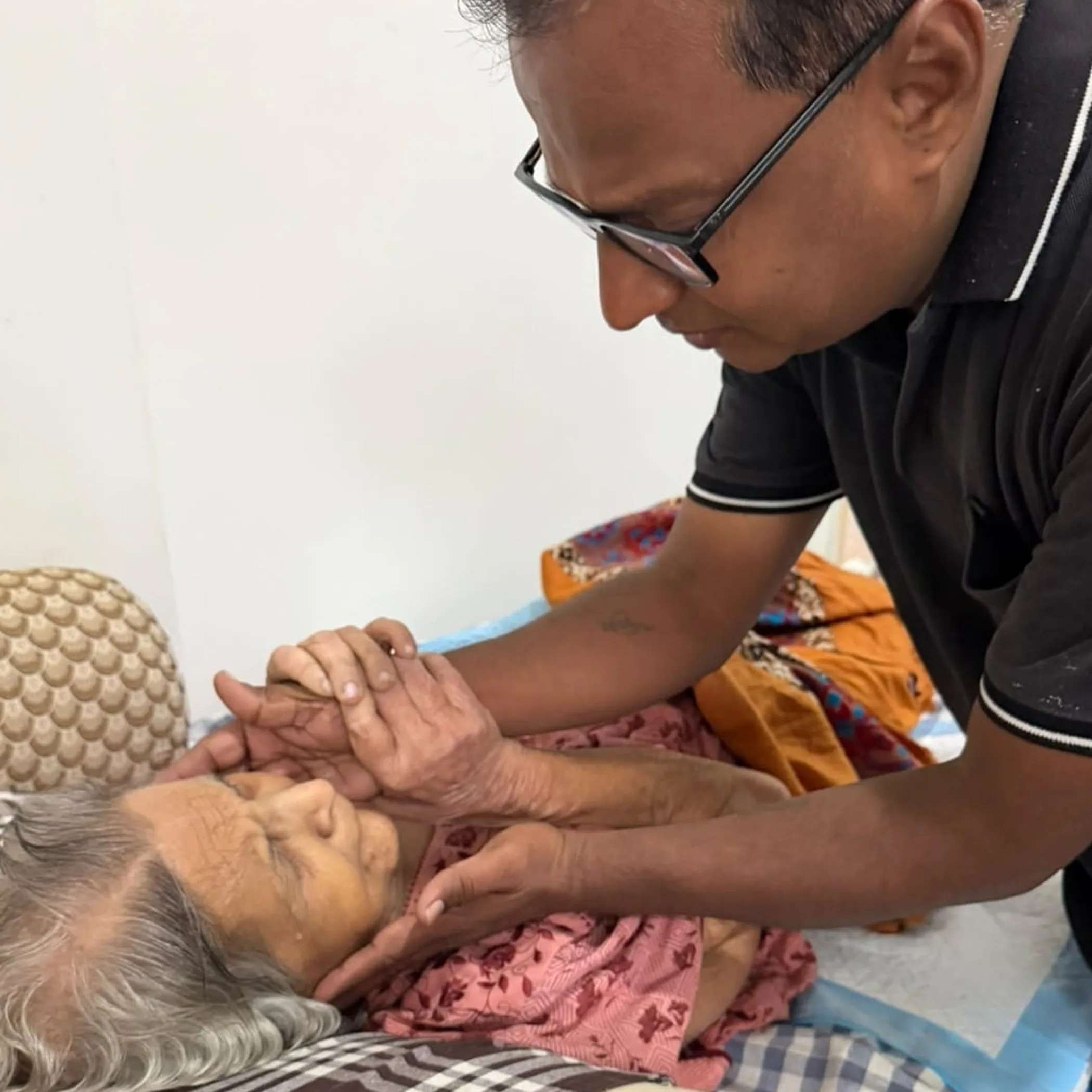 compassionate care for elderly person